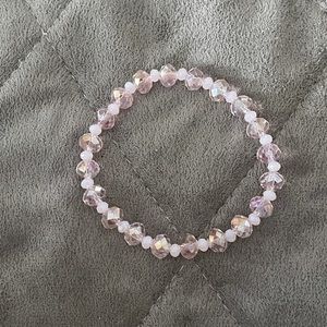 New beaded pink bracelet never worn